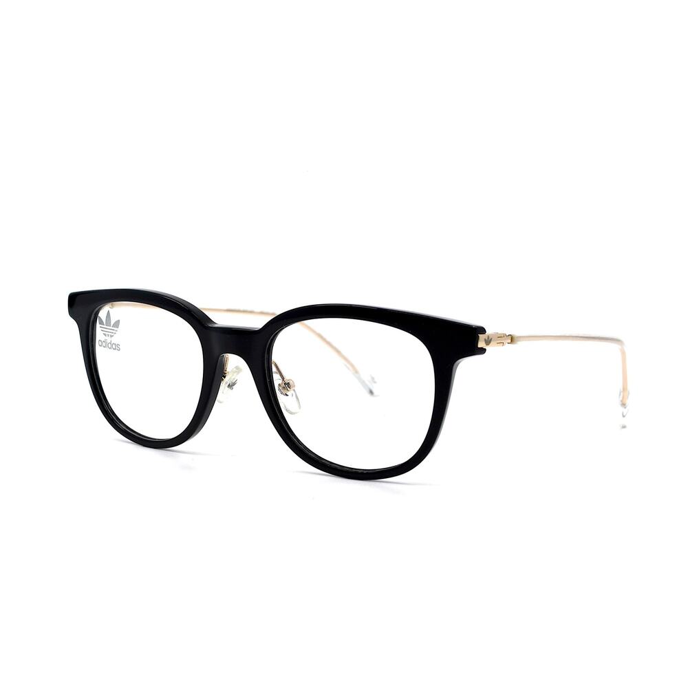 NEW ADIDAS AOK0030 BLACK GOLD EYEGLASSES FRAME - Picture 2 of 8